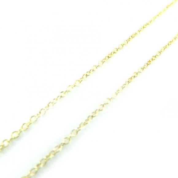 Tiffany & Co. Elsa Peretti By The Yard Necklace 18K YG Diamond 0.05ct - Picture 6 of 9